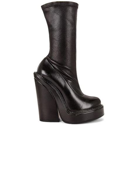 givenchy leather boots with cut out|givenchy platform boots.